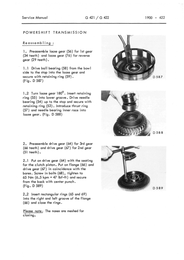 Komatsu G521 G522 G523 Converter Transsmision Workshop Manual - Image 10