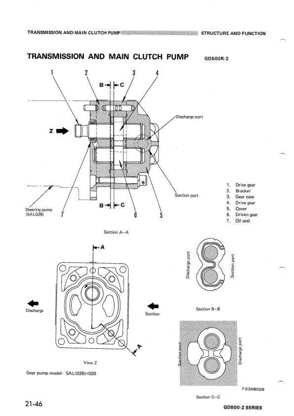 Komatsu GD500-2 Series Motor Grader Workshop Manual SN and UP - Image 8