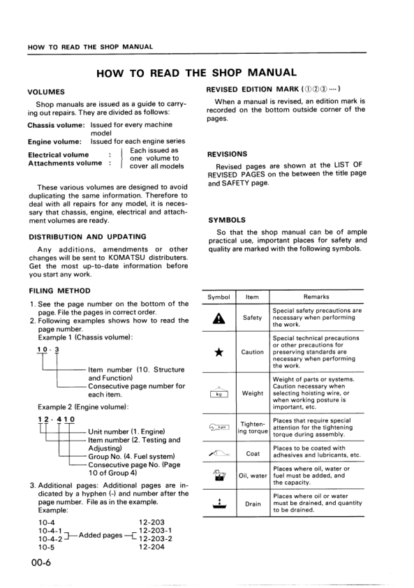 Komatsu GD510 GD520 Series Motor Grader Workshop Manual - Image 3