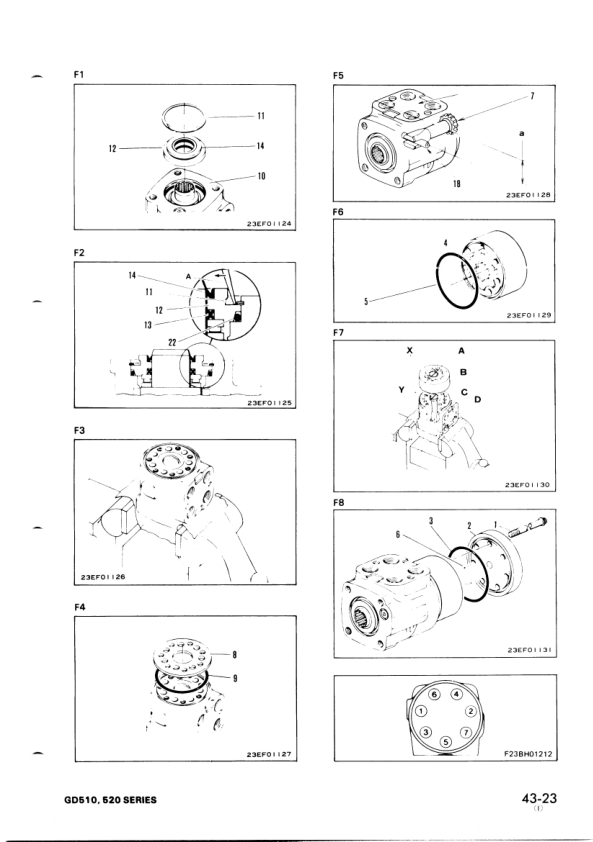 Komatsu GD510 GD520 Series Motor Grader Workshop Manual - Image 15
