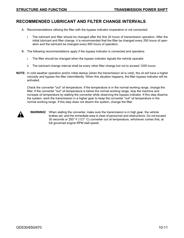 Komatsu GD530A W-2 GD650A W-2 GD670A W-2 Motor Grader Workshop Manual - Image 17