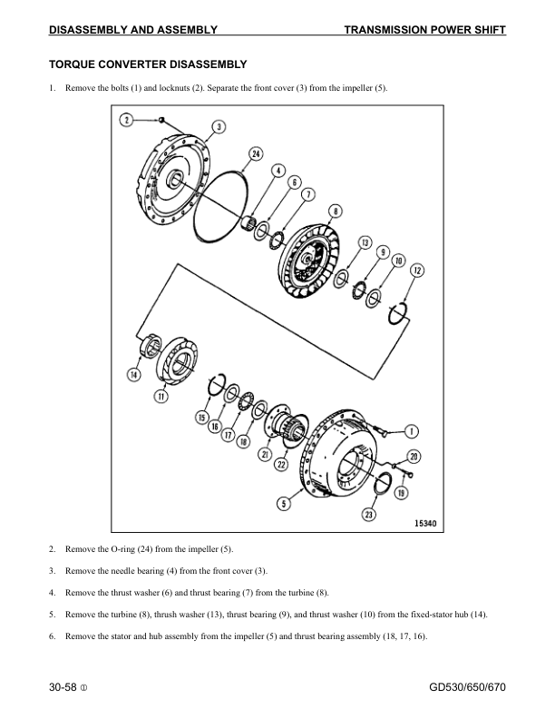 Komatsu GD530A W-2 GD650A W-2 GD670A W-2 Motor Grader Workshop Manual - Image 16