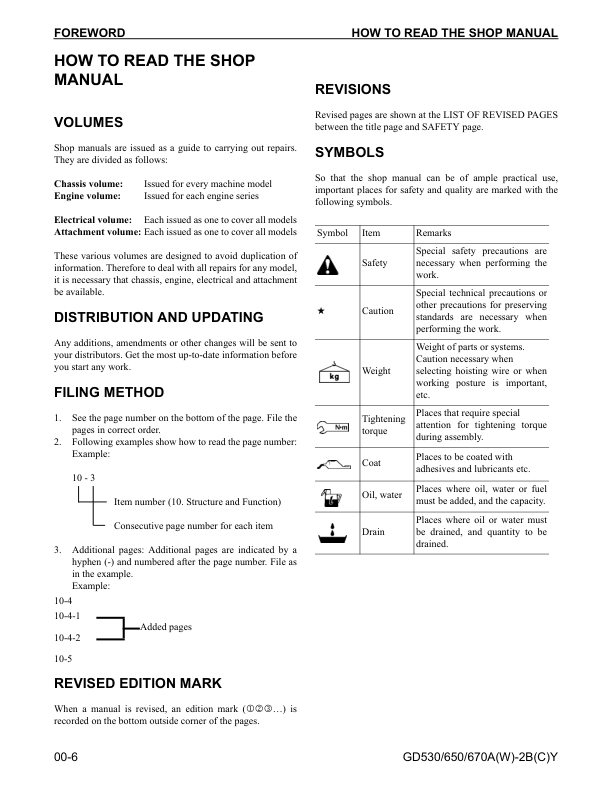 Komatsu GD530A W GD650A W GD670A W Motor Grader Workshop Manual - Image 11