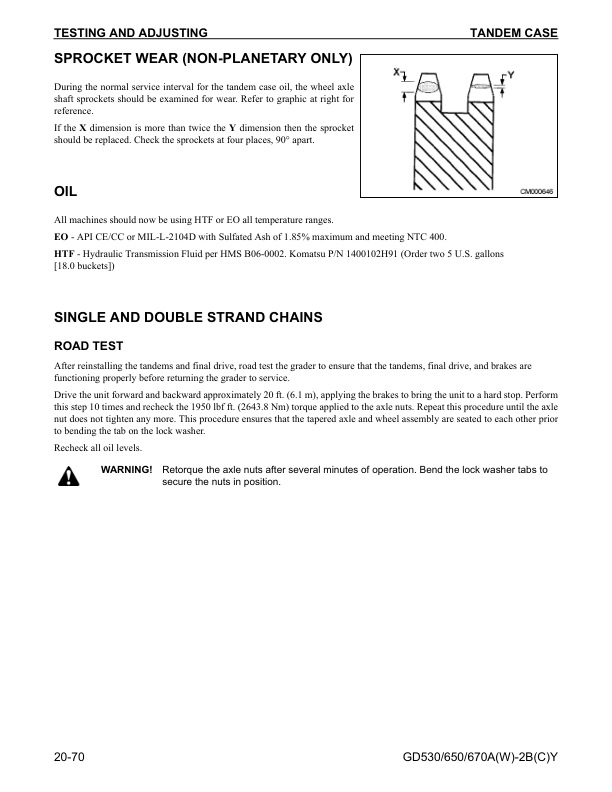 Komatsu GD530A W GD650A W GD670A W Motor Grader Workshop Manual - Image 14