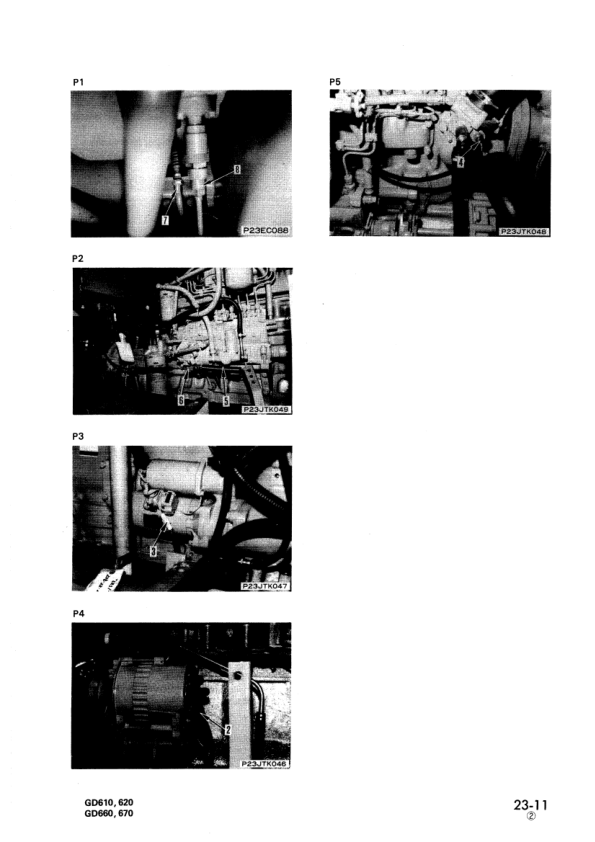 Komatsu GD610 GD620 GD660 GD670 Series Motor Grader Workshop Manual - Image 14