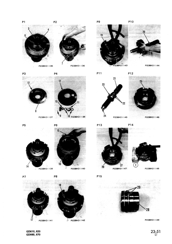 Komatsu GD610 GD620 GD660 GD670 Series Motor Grader Workshop Manual - Image 15