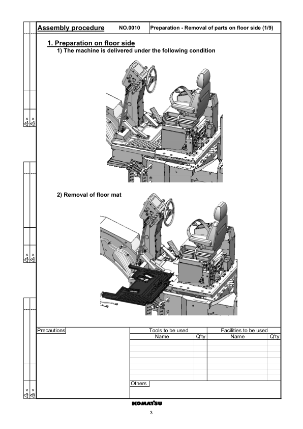 Komatsu GD755-5R Motor Grader Field Assembly Instruction SN 10001 and UP - Image 8