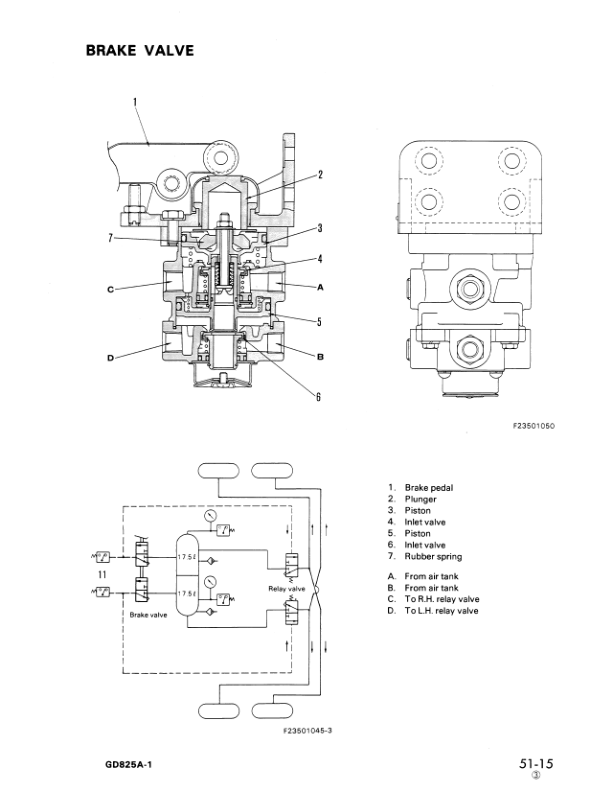 Komatsu GD825A-1 Motor Grader Workshop Manual SN 10002 and UP - Image 14