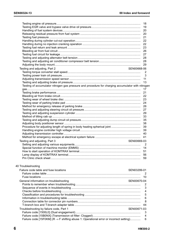 Komatsu HM300-2 Dump Truck Workshop Manual SN 2001 and UP - Image 10