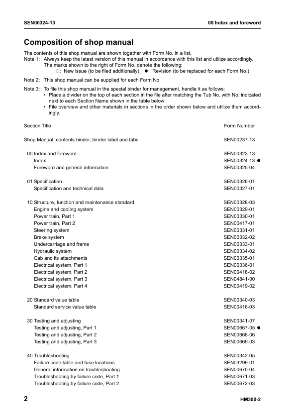 Komatsu HM300-2 Dump Truck Workshop Manual SN 2001 and UP - Image 7