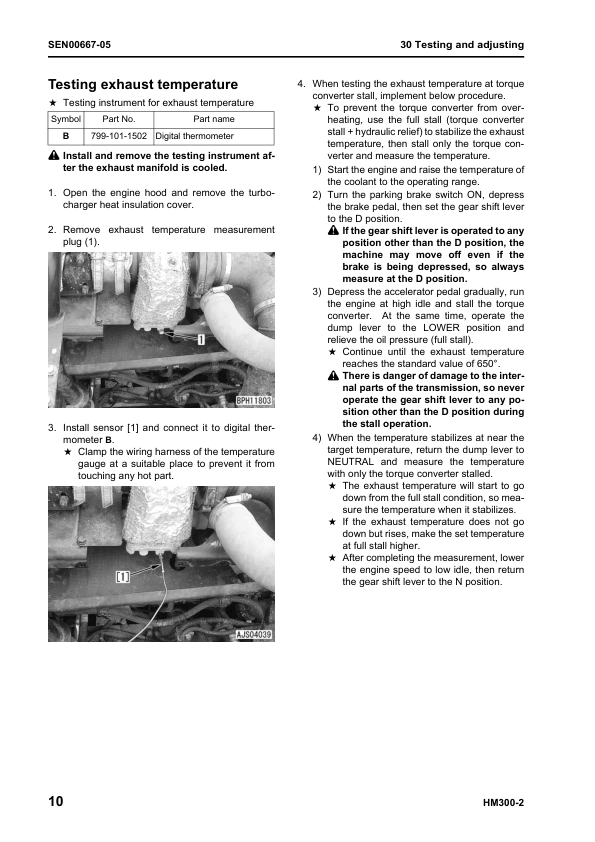 Komatsu HM300-2 Dump Truck Workshop Manual SN 2001 and UP - Image 12