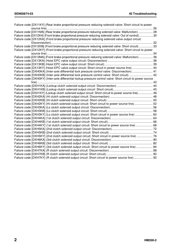 Komatsu HM300-2 Dump Truck Workshop Manual SN 2001 and UP - Image 15