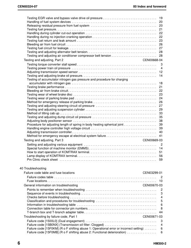 Komatsu HM300-2 Dump Truck Workshop Manual SN A11001 and UP - Image 10