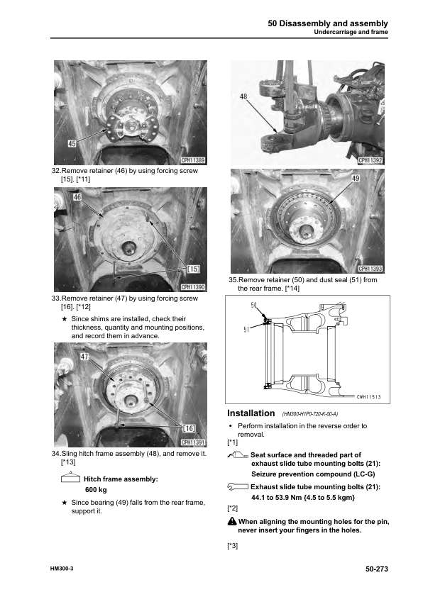 Komatsu HM300-3 Dump Truck Workshop Manual SN 3001 and UP - Image 14