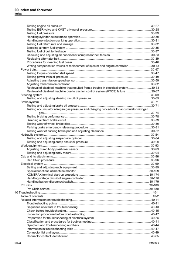 Komatsu HM300-3 Dump Truck Workshop Manual SN 3001 and UP - Image 9