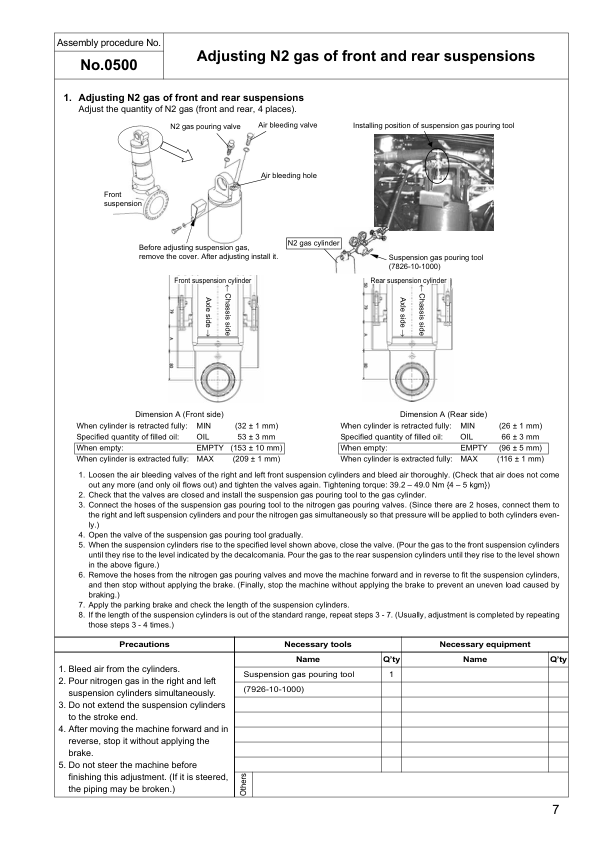 Komatsu HM350-2 Dump Truck Field Assembly Instruction SN 2001 and UP - Image 3