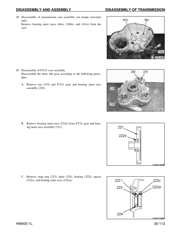Komatsu HM400-1L Dump Truck Workshop Manual SN A10001 and UP - Image 14