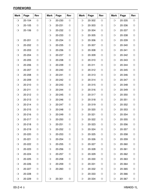 Komatsu HM400-1L Dump Truck Workshop Manual SN A10001 and UP - Image 9