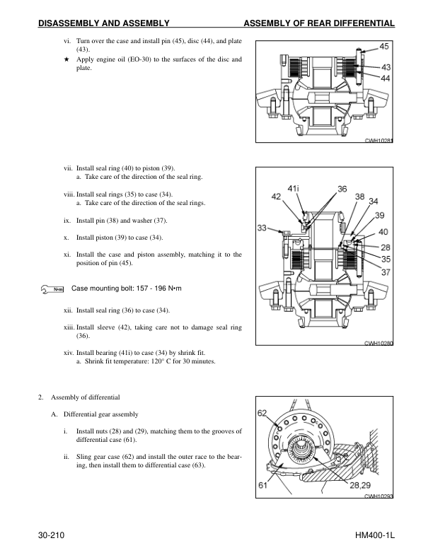 Komatsu HM400-1L Dump Truck Workshop Manual SN A10001 and UP - Image 15
