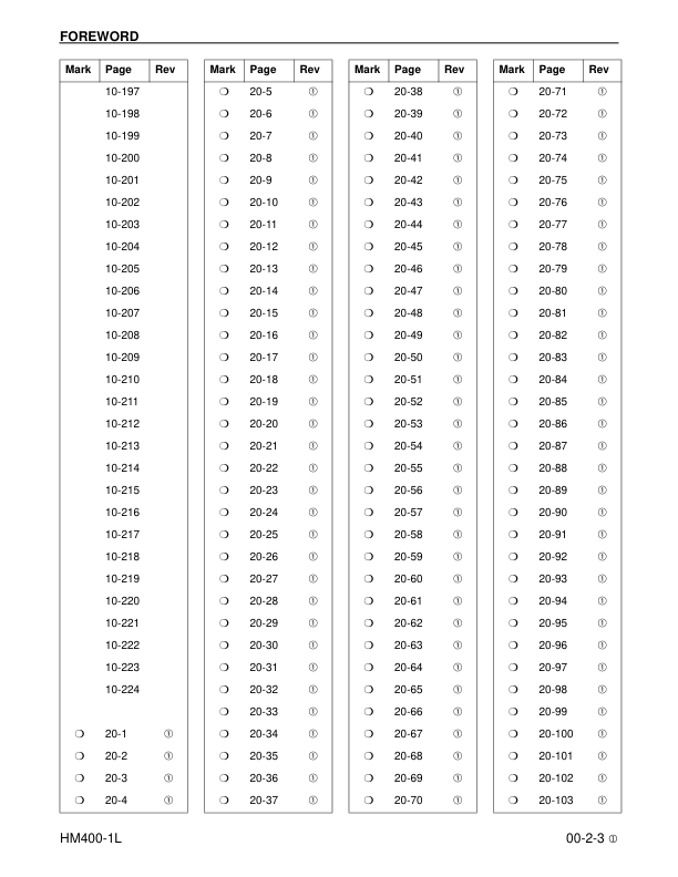 Komatsu HM400-1L Dump Truck Workshop Manual SN A10001 and UP - Image 8