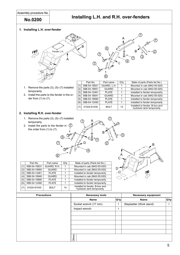 Komatsu HM400-2 Dump Truck Field Assembly Manual - Image 11