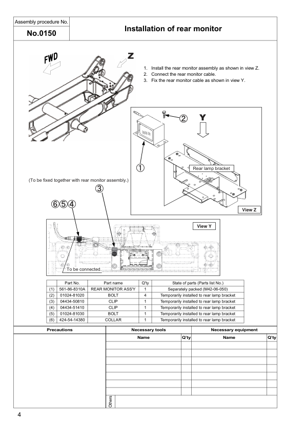 Komatsu HM400-2 Dump Truck Field Assembly Manual - Image 10