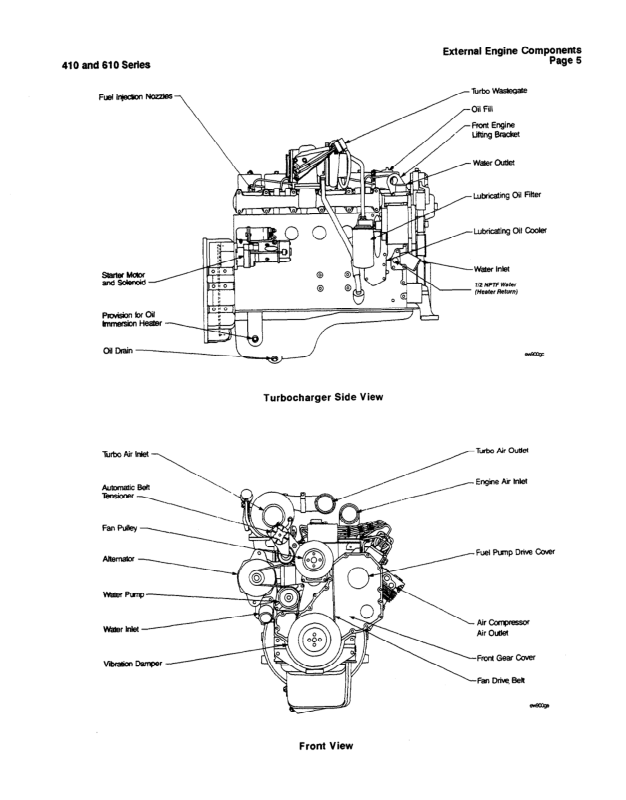 Komatsu KDC 410 610 Series Diesel Engine Specification Manual - Image 4
