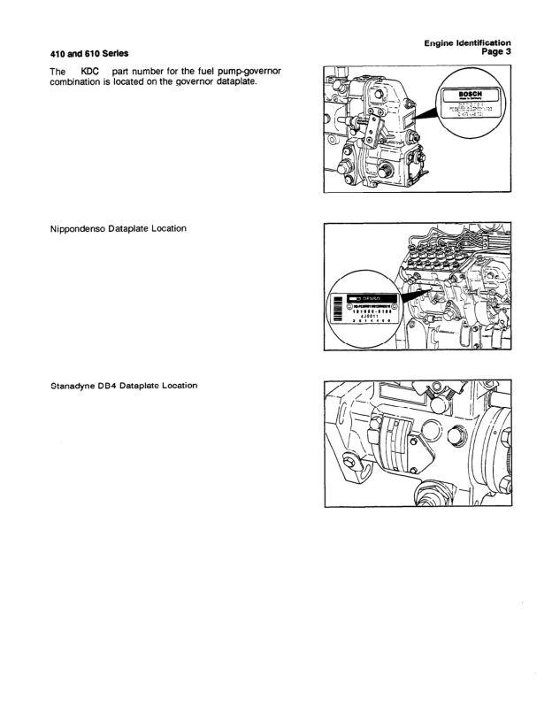Komatsu KDC 410 610 Series Diesel Engine Specification Manual - Image 10