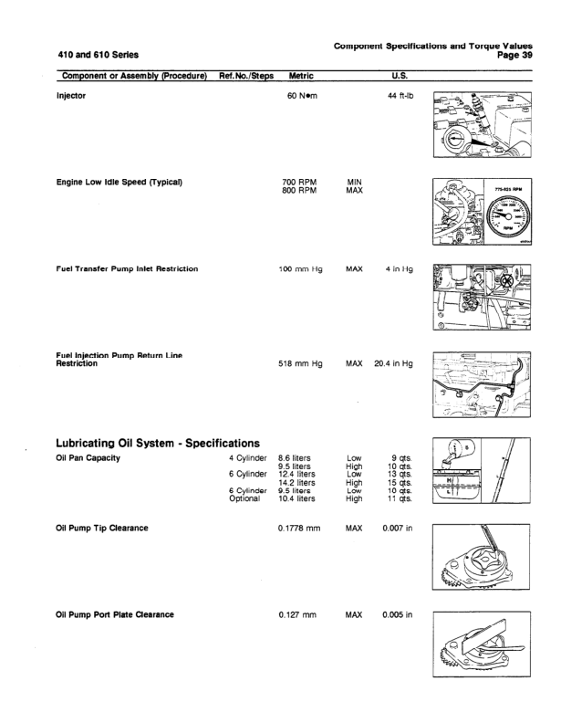 Komatsu KDC 410 610 Series Diesel Engine Specification Manual - Image 11