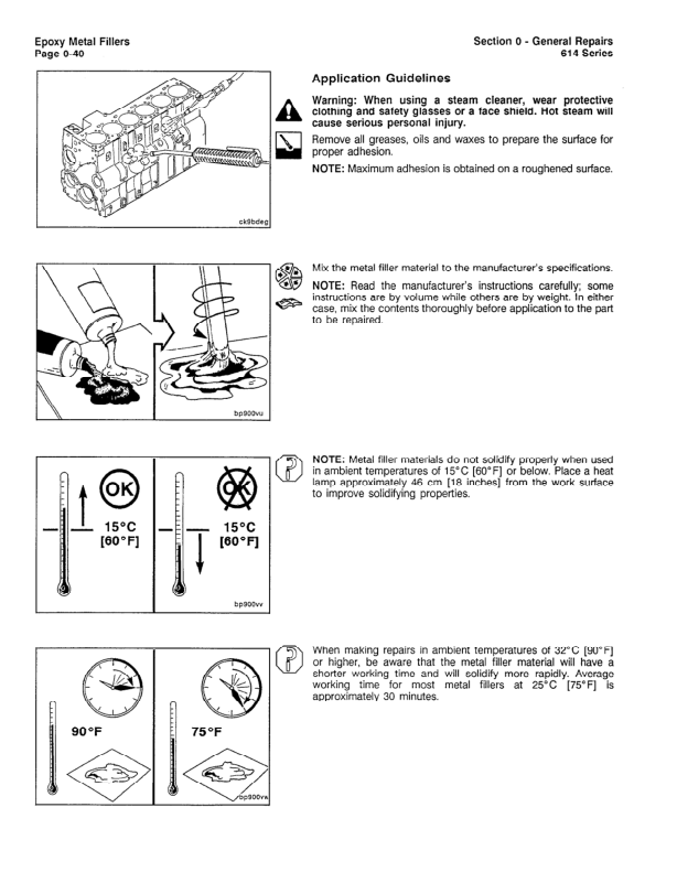 Komatsu KDC 614 Series Diesel Repair Manual 1991 Series CEBM614AR0 - Image 17