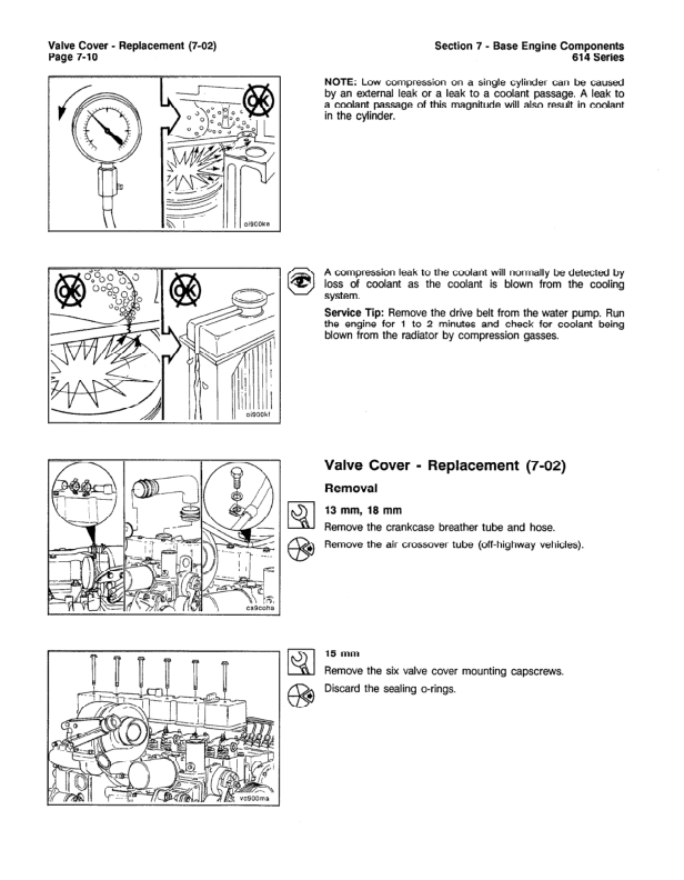 Komatsu KDC 614 Series Diesel Repair Manual 1991 Series CEBM614TR1 - Image 13
