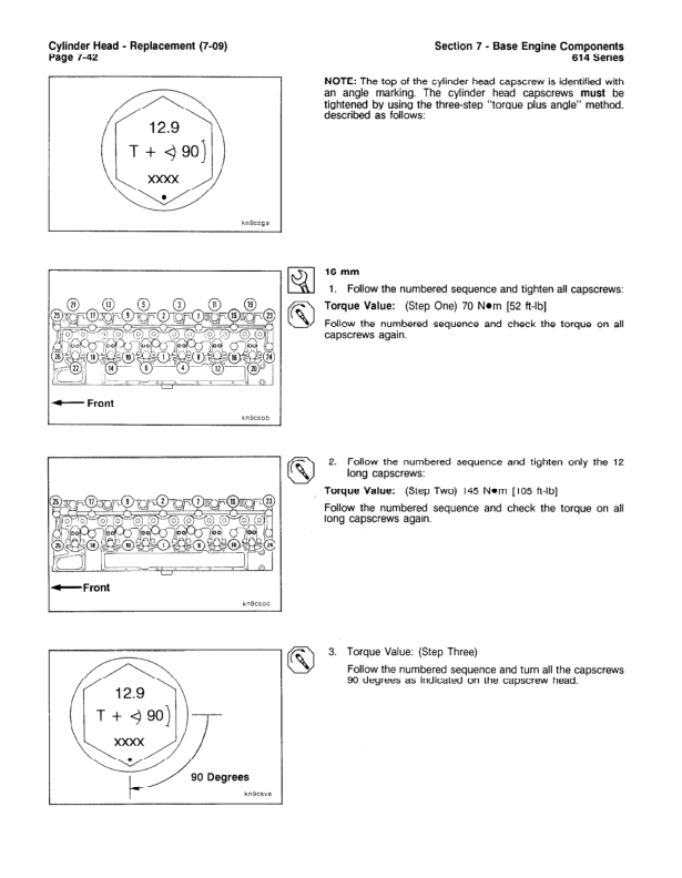 Komatsu KDC 614 Series Diesel Repair Manual 1991 Series CEBM614TR1 - Image 14