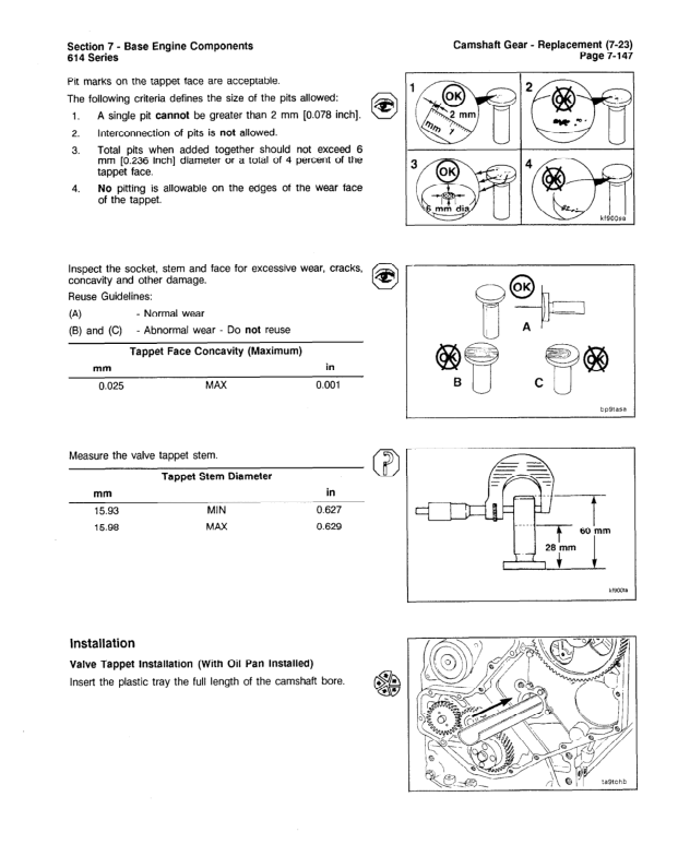 Komatsu KDC 614 Series Diesel Repair Manual 1991 Series CEBM614TR1 - Image 18