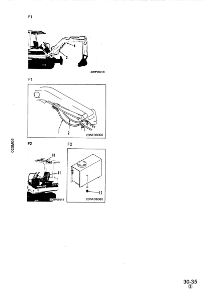 Komatsu PC05-6 PC07-1 PC10-6 PC15-2 Excavator Workshop Manual SN 11301 10001 10501 and UP - Image 13