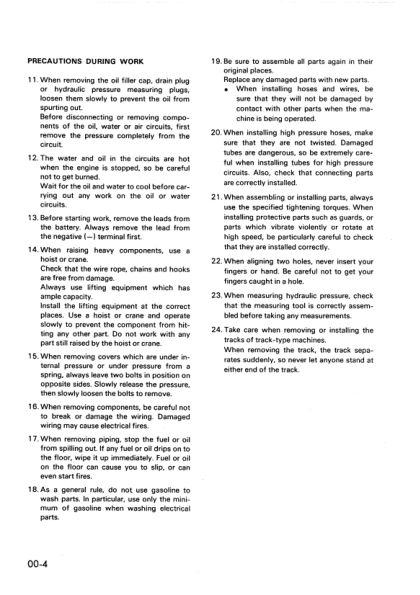 Komatsu PC05-6 PC07-1 PC10-6 PC15-2 Excavator Workshop Manual SN 11301 10001 10501 and UP - Image 8