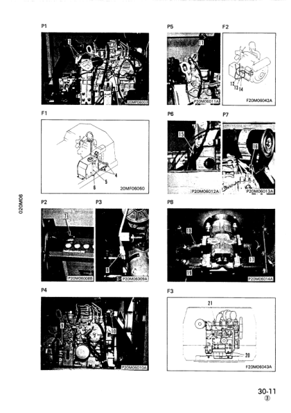 Komatsu PC05-6 PC07-1 PC10-6 PC15-2 Excavator Workshop Manual SN 11301 10001 10501 and UP - Image 12
