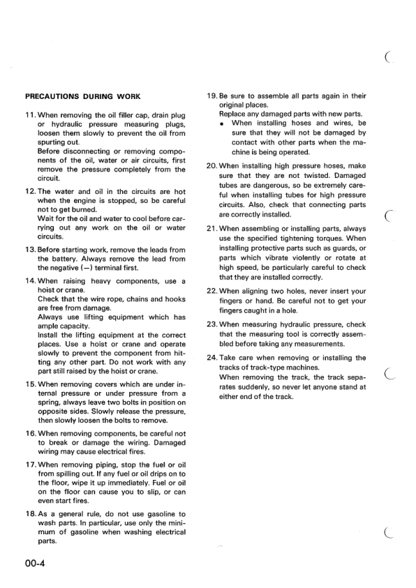Komatsu PC100-100L-2 PC120-2 Excavator Workshop Manual SN 13001 11001 14001 and UP - Image 9