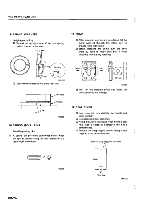 Komatsu PC100-100L-2 PC120-2 Excavator Workshop Manual SN 13001 11001 14001 and UP - Image 17