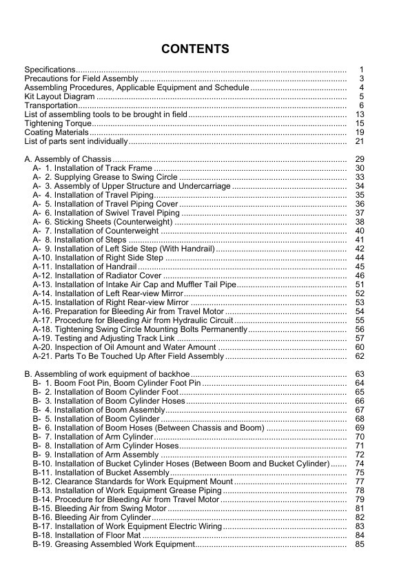 Komatsu PC1250-7 LC-7 SP-7 Excavator Workshop Manual SN 20001 and UP - Image 6