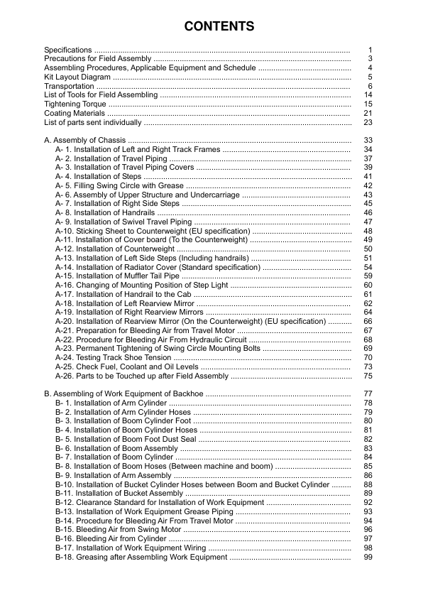 Komatsu PC1250-8 LC-8 SP-8 Excavator Workshop Manual SN 30001 and UP - Image 6