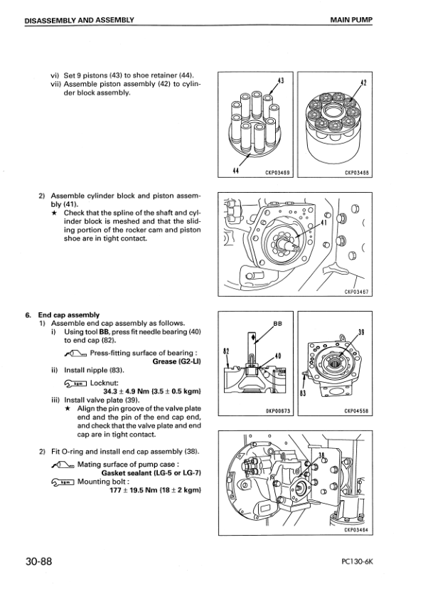 Komatsu PC130-6K PC150LGP-6K Excavator Workshop Manual SN K30001 K35001 and UP - Image 18