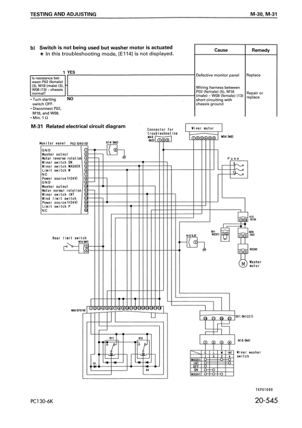 Komatsu PC130-6K PC150LGP-6K Excavator Workshop Manual SN K30001 K35001 and UP - Image 17