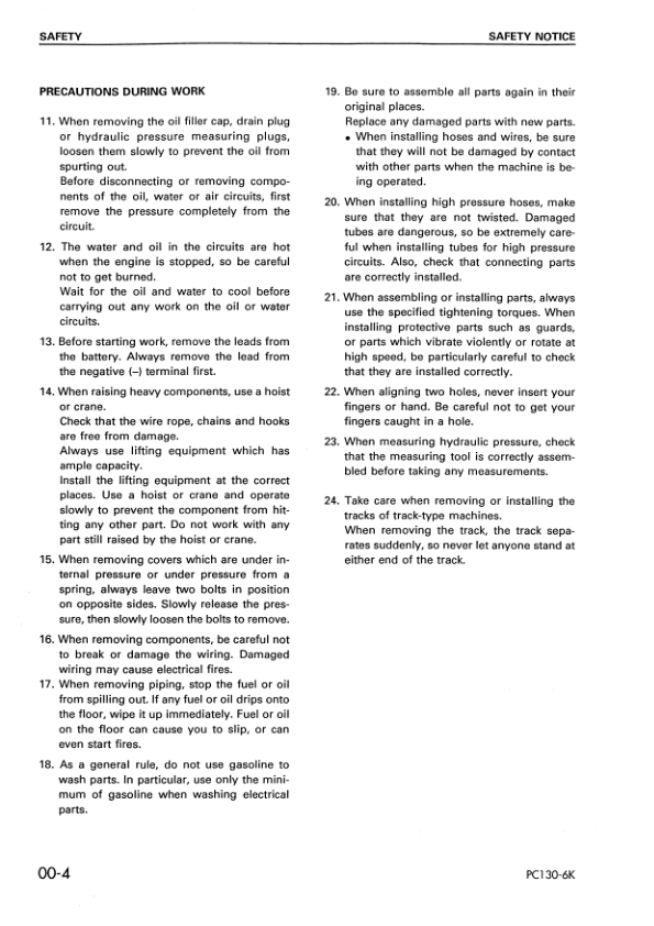 Komatsu PC130-6K PC150LGP-6K Excavator Workshop Manual SN K30001 K35001 and UP - Image 11