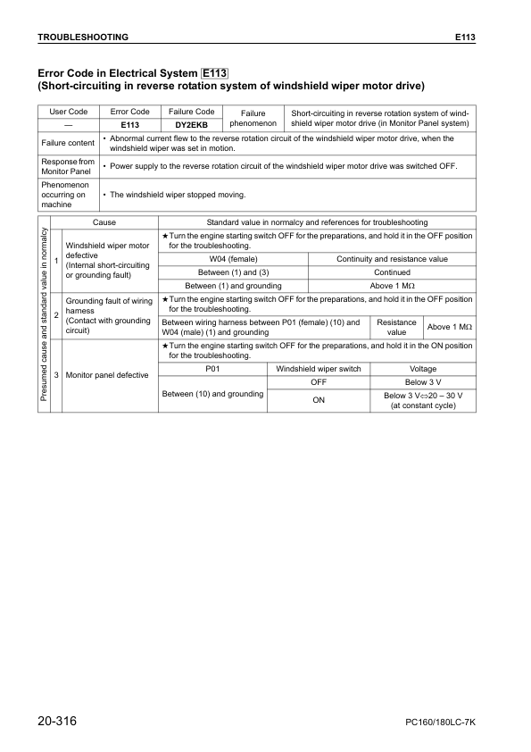 Komatsu PC160LC-7K PC180LC-7K Excavator Workshop Manual SN K40001 and UP - Image 15
