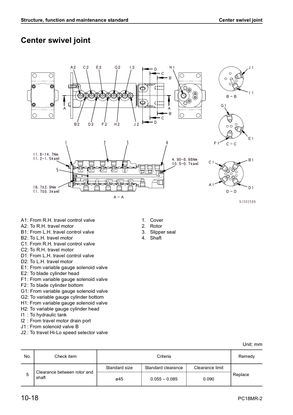 Komatsu PC18MR-2 Excavator Workshop Manual SN 10001 and UP - Image 17