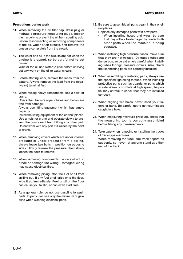 Komatsu PC18MR-2 Excavator Workshop Manual SN 10001 and UP - Image 9