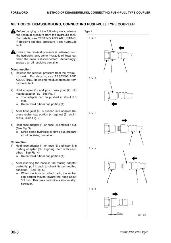 Komatsu PC200 200LC-7 PC210 200LC-7 PC220 220LC-7 Galeo Excavator Workshop Manual - Image 11