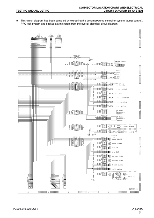 Komatsu PC200 200LC-7 PC210 200LC-7 PC220 220LC-7 Galeo Excavator Workshop Manual - Image 16