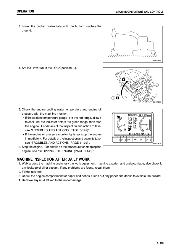 Komatsu PC228US-8 PC228USLC-8 Excavator Operation and Maintenance Manual SN 50001 and UP - Image 16
