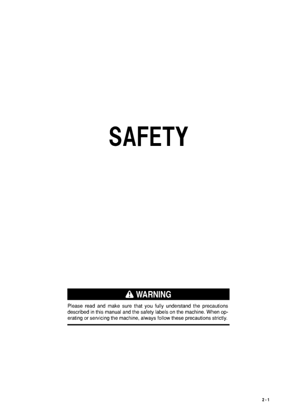 Komatsu PC228US-8 PC228USLC-8 Excavator Operation and Maintenance Manual SN 50001 and UP - Image 4